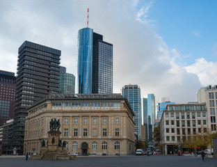 Fototapeta na wymiar Frankfurt city view