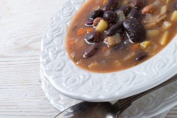 sharp bean soup