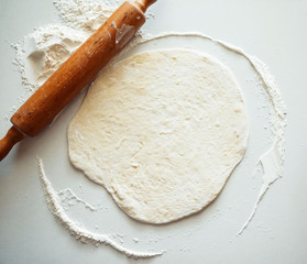 dough on the table