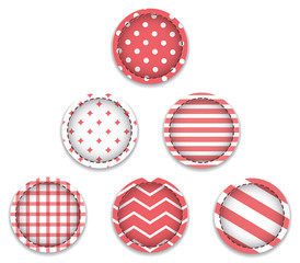 Textured baubles