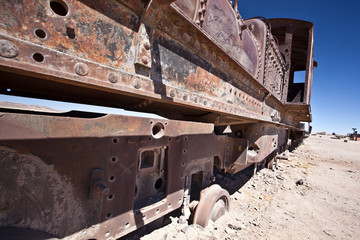 Train Cemetery at Uyuni, Bolivia.