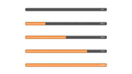 loading orange bar