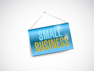 small business hanging banner