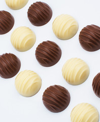 candy on white background