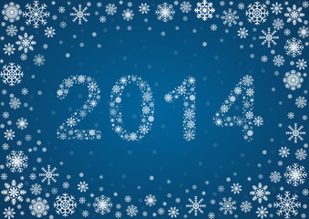 2014 title from snowflakes