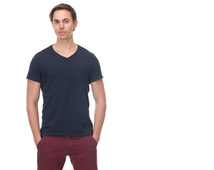 Fototapeta premium Portrait of a relaxed young man