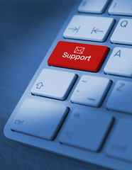 Seek online support concept