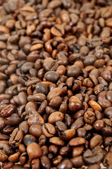 Roasted coffee beans