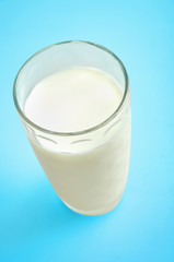 Glass with milk