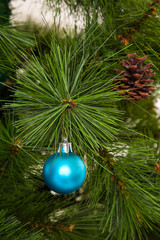 Fototapeta na wymiar Christmas-tree decorations
