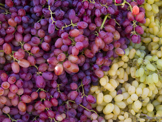 Grapes at the market