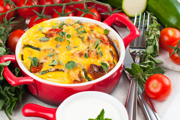 Vegetable casserole