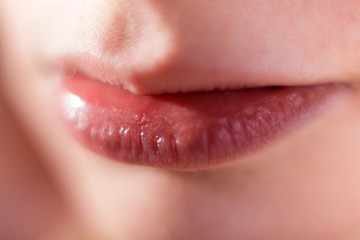 Naklejka premium The lips of my beautiful and beloved girlfriend