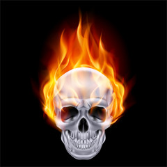 Fiery skull. © Dvarg