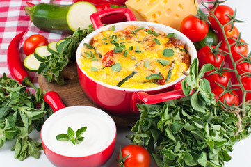 Vegetable casserole