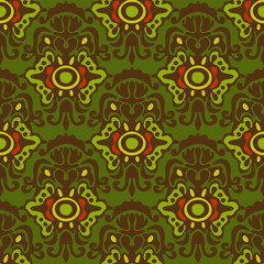 Seamless  background christmas colours vector