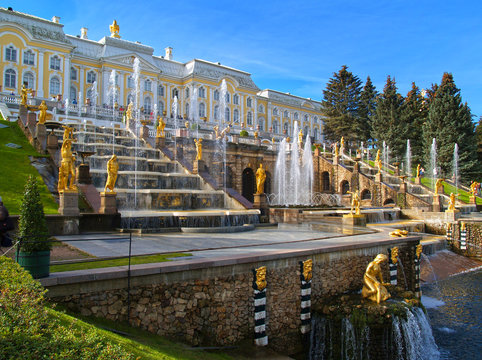 Peterhof In Russia