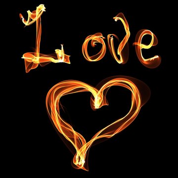 love heart of fire