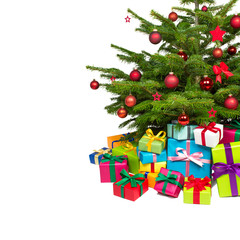 Weihnachtsbaum mit Geschenken