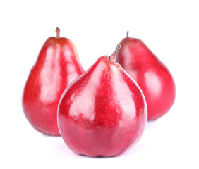red ripe pears