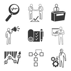 business management icons