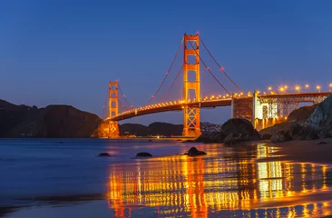 Cercles muraux Pont du Golden Gate Golden Gate Bridge
