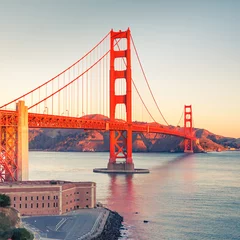 Stickers pour porte Pont du Golden Gate le pont du Golden Gate