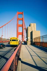 Wandcirkels plexiglas Golden Gate Bridge © sborisov
