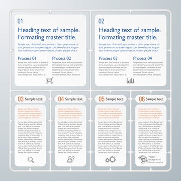 Infographics Vector Background Plastic model