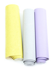 Wallpapers isolated on white