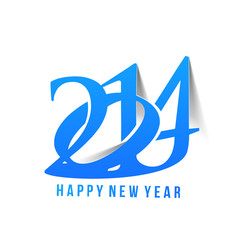 Happy New Year 2014 Text Design