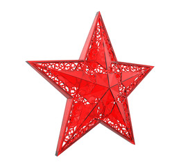 Red Christmas Star Ornament