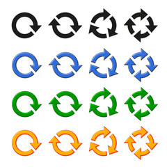 Four arrow rotation set