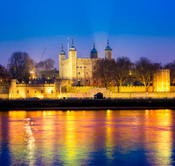 Fototapeta na wymiar Tower of London, Londyn, Wielka Brytania
