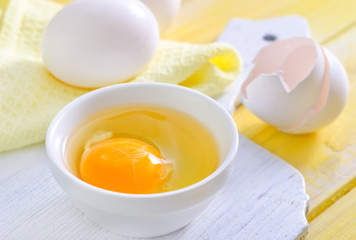 raw eggs