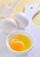 raw eggs