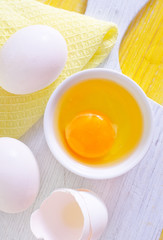 raw eggs