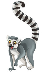 Obraz premium Cartoon animal - illustration for the children
