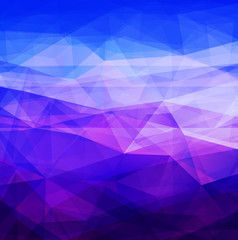 Abstract background blue triangle texture design