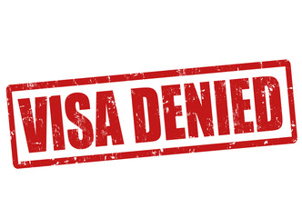 Visa denied stamp