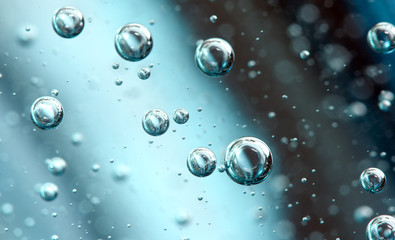 Air bubbles,Abstract background.Macro - obrazy, fototapety, plakaty