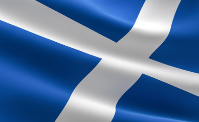 Obraz premium Scottish flag