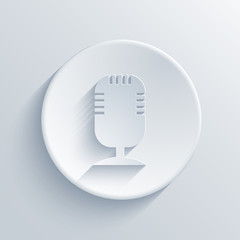 Vector light circle icon. Eps10