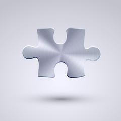 Obraz premium Vector full metal icon on blue background. Eps10