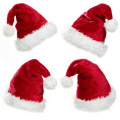 Fototapeta premium Santa hat collection