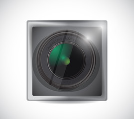 lens camera app button illustration
