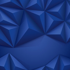 Obraz premium Blue geometric background.