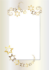 Goldene Sternschnuppen - Sterne - Schweif - Glitzer Papier, Dekoration für Weihnachten, x mas, weihnachtlich 