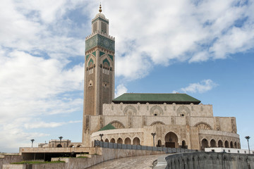 Fototapeta na wymiar Meczet Hassana II, Casablanca, Marokko