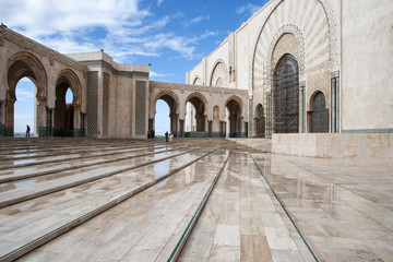 Fototapeta na wymiar Hassan II w Casablance, Maroko